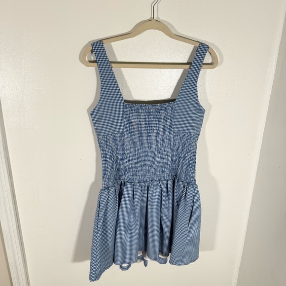 NWT Anthropologie Maeve Smocked Rosette Drop-Waist Mini Dress - Picture 9 of 9